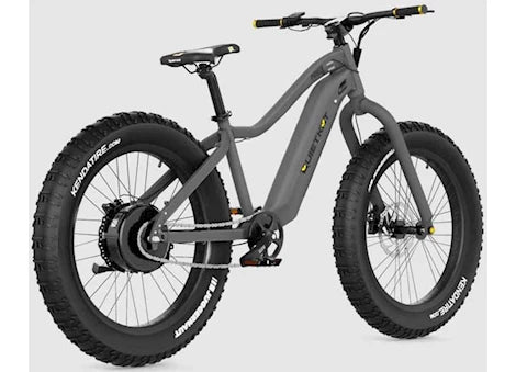 QUIETKAT PIONEER ELECTRIC BIKE, 500W, 18IN FRAME, CHARCOAL