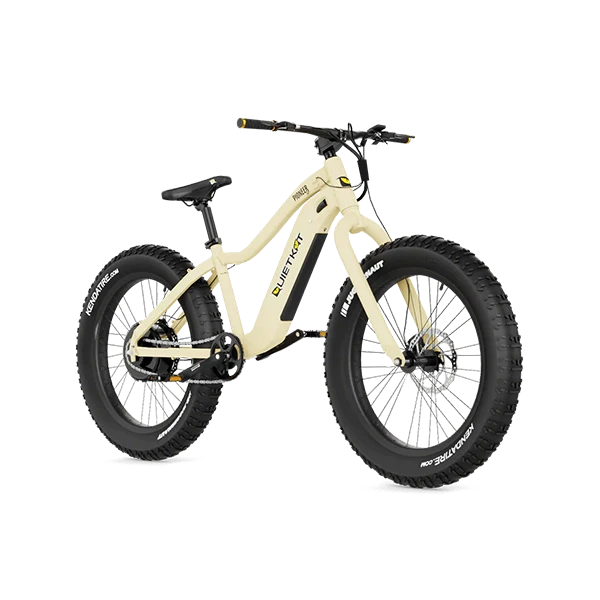 QUIETKAT PIONEER ELECTRIC BIKE, 500W, 18IN FRAME, SANDSTONE