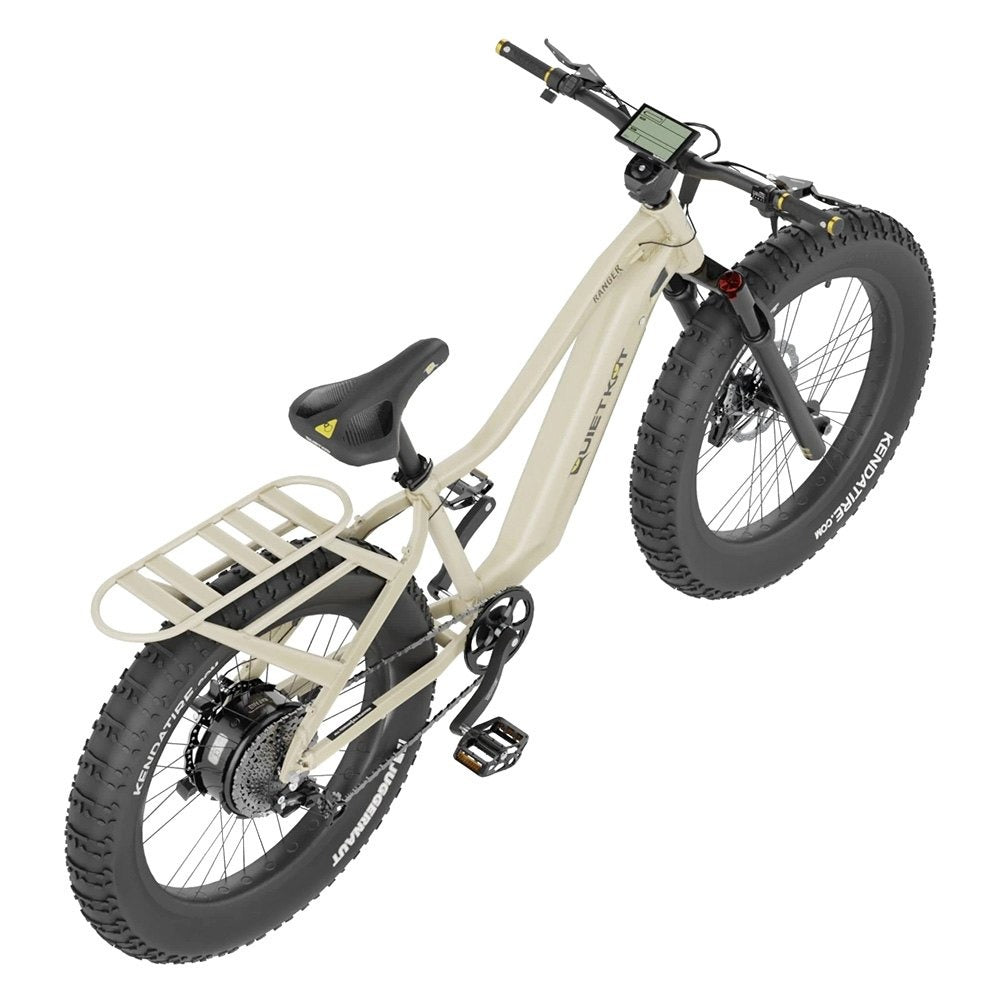QUIETKAT RANGER 10 ELECTRIC BIKE, 1000W, 17IN FRAME, SANDSTONE