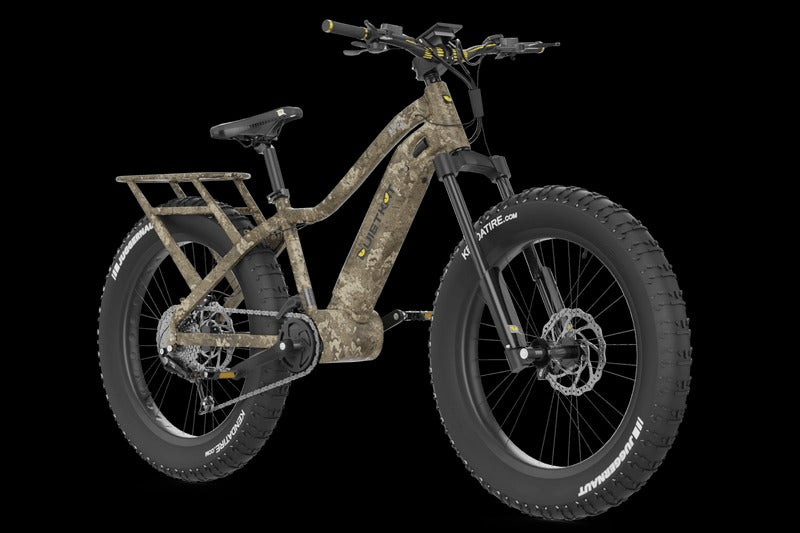 QUIETKAT APEX 10 ELECTRIC BIKE, 1000W, 17IN FRAME, VEIL CAZA CAMO