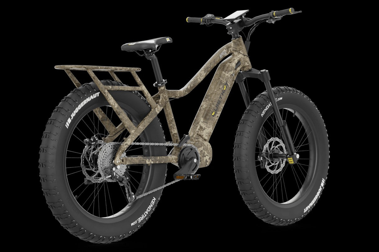 QUIETKAT APEX 10 ELECTRIC BIKE, 1000W, 17IN FRAME, VEIL CAZA CAMO