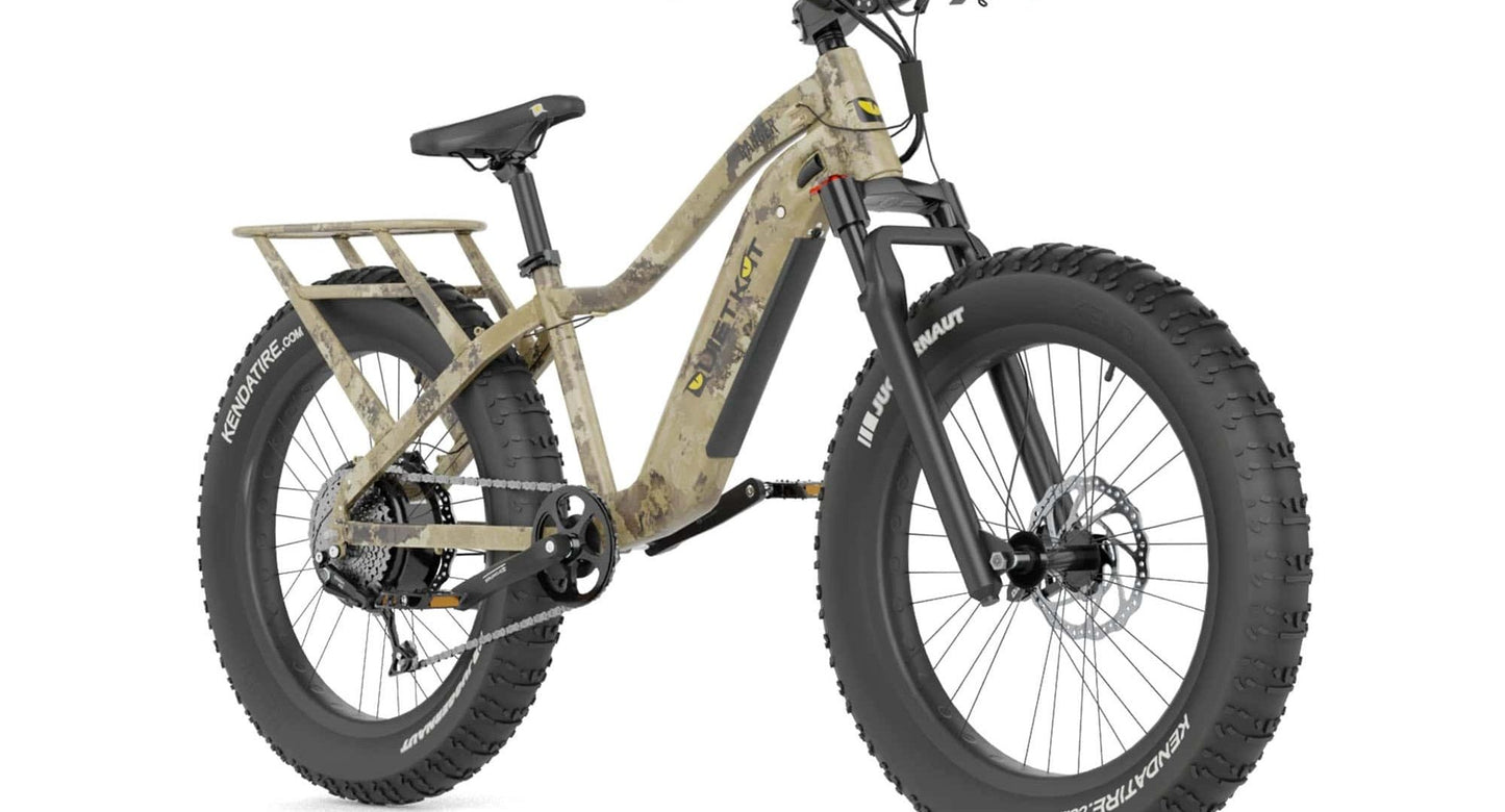 QUIETKAT RANGER 10 ELECTRIC BIKE, 1000W, 17IN FRAME, VEIL POSEIDON DRY CAMO