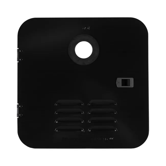 Girard RV Water Heater Door Installation Kit - 6 Gallon (Suburban) - Black