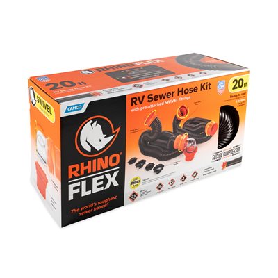 CAMCO RhinoFLEX 20' Sewer Hose Kit