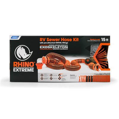 CAMCO RhinoEXTREME 15' Sewer Hose Kit