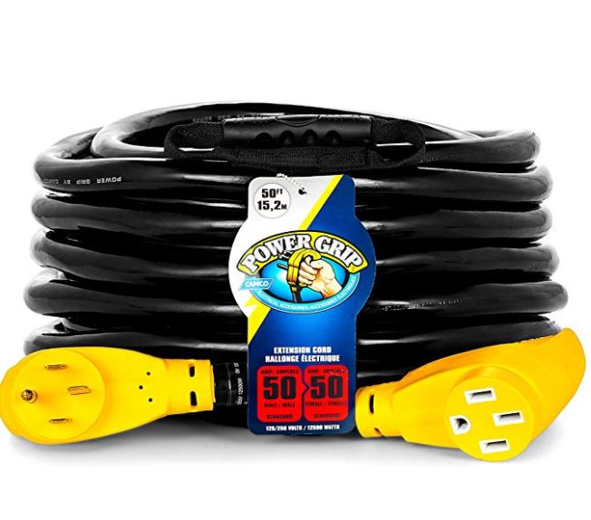 Camco RV 15' 50-Amp PowerGrip Extension Cord