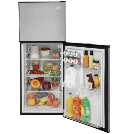 GE 9.8 Cu. Ft. 12 Volt DC Refrigerator - Stainless Steel