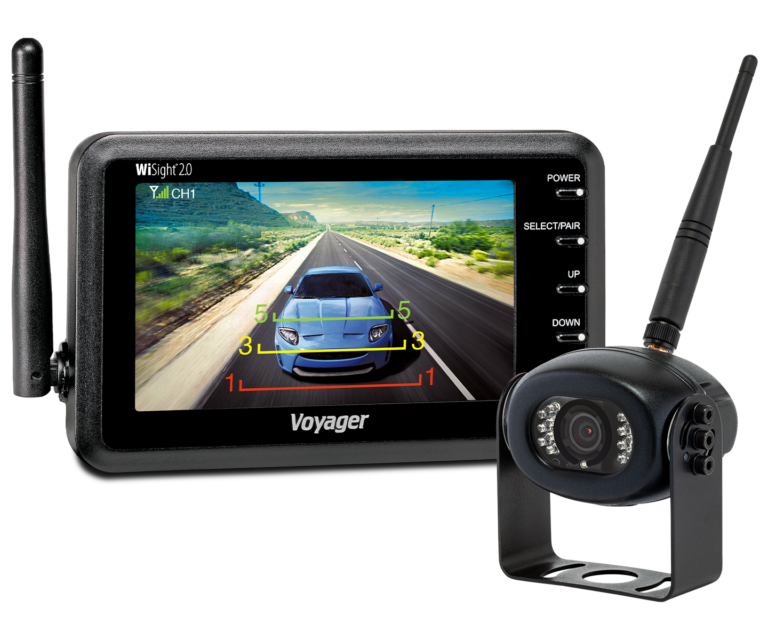 VOYAGER WIRELESS WiSight® 2.0 SINGLE CAMERA SYSTEM - 4.3" MONITOR - WVSXS43
