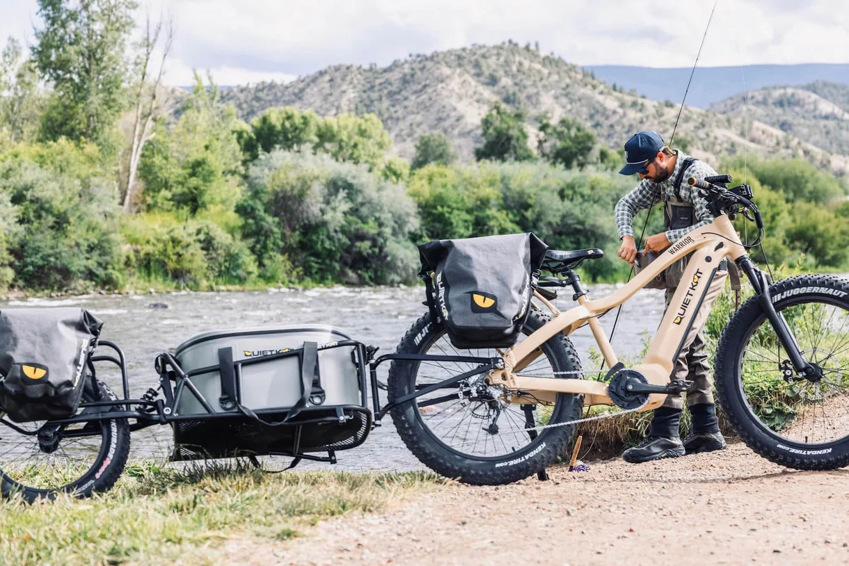 QUIETKAT CARGO TRAILER - SINGLE WHEEL ALL-TERRAIN