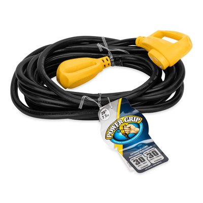 CAMCO 25' PowerGrip Heavy-Duty Outdoor 30-Amp Extension Cord