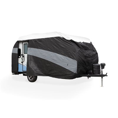 CAMCO Pro-Tec Mini Travel Trailer Cover, Fits Trailers Up to 17'7" With Rear Door Entry