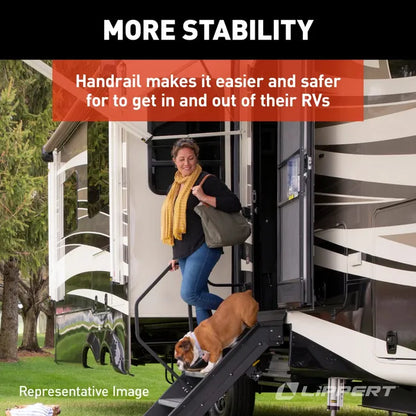 Lippert Solid Step® Entry Assist Handrail for RV Steps